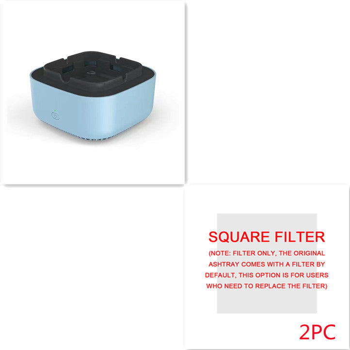 Portable Smokeless Ashtray with Air Purifier – Automatic Anion Purification, Odor Eliminator & Smoke Remover for Home, Office & Car
