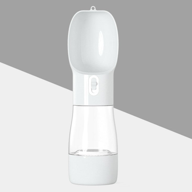 2-in-1 Portable Dog Water Bottle & Food Container – Leak-Proof Pet Travel Dispenser for Dogs & Cats