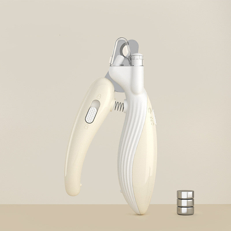 Pet Nail Clipper with LED Light & Safety Guard – Professional Dog & Cat Nail Trimmer