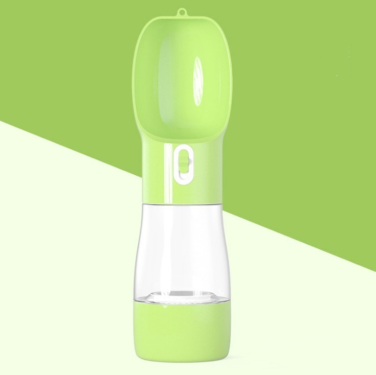 2-in-1 Portable Dog Water Bottle & Food Container – Leak-Proof Pet Travel Dispenser for Dogs & Cats