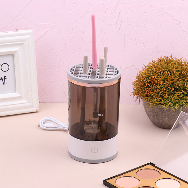 “Electric Makeup Brush Cleaner – Automatic Cosmetic Brush Washing & Drying Machine for Quick and Deep Cleaning”