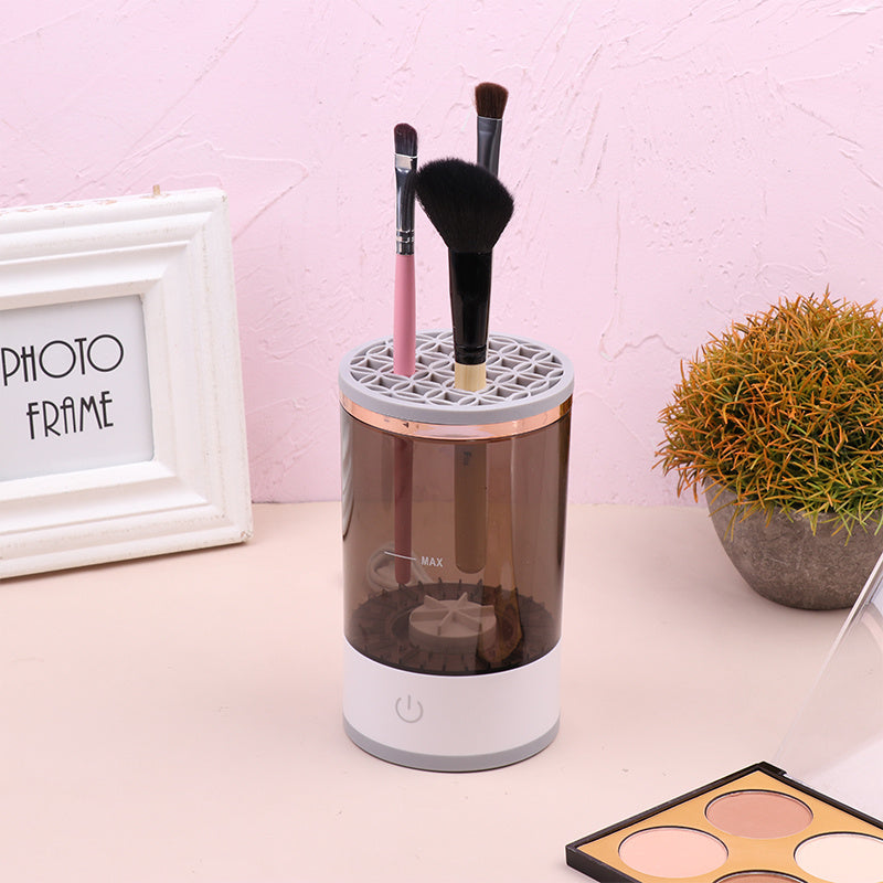 “Electric Makeup Brush Cleaner – Automatic Cosmetic Brush Washing & Drying Machine for Quick and Deep Cleaning”