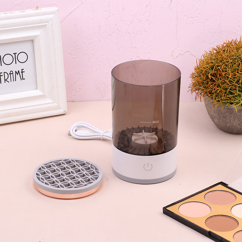 “Electric Makeup Brush Cleaner – Automatic Cosmetic Brush Washing & Drying Machine for Quick and Deep Cleaning”