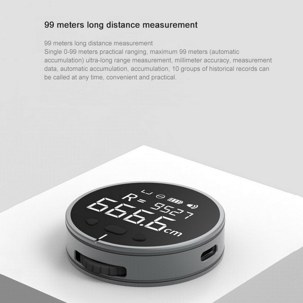 Digital Electronic Measuring Ruler – Multifunction Laser Distance Meter, Portable Smart Tape Measure for Irregular Surfaces, DIY, Home Improvement & Professional Measuring Tools