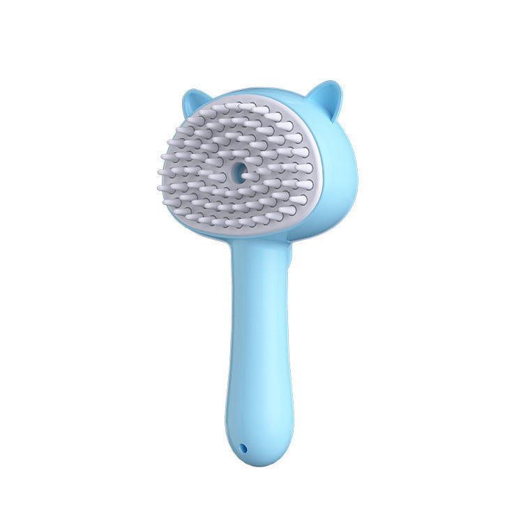 Pet Grooming Brush with Steam Function – Cat & Dog Deshedding Comb, Massage Brush for Long & Short Hair, Self-Cleaning Pet Hair Remover