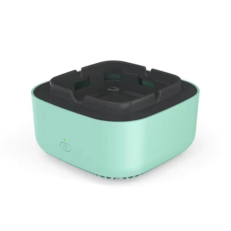 Portable Smokeless Ashtray with Air Purifier – Automatic Anion Purification, Odor Eliminator & Smoke Remover for Home, Office & Car