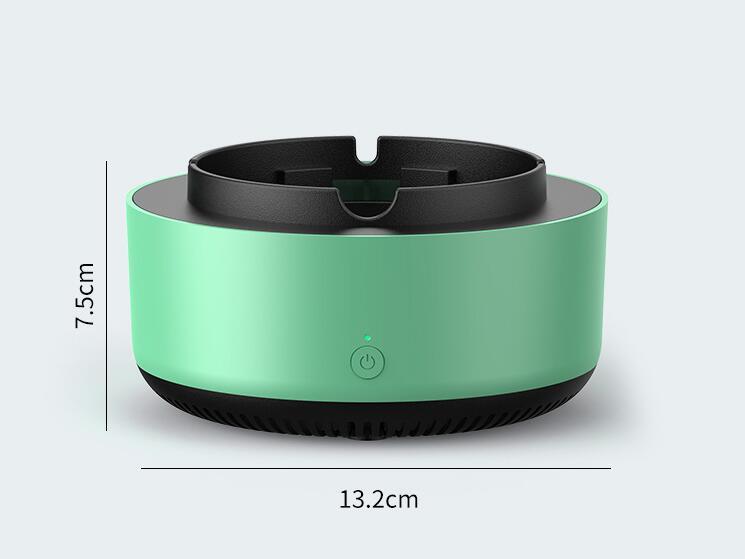 Portable Smokeless Ashtray with Air Purifier – Automatic Anion Purification, Odor Eliminator & Smoke Remover for Home, Office & Car