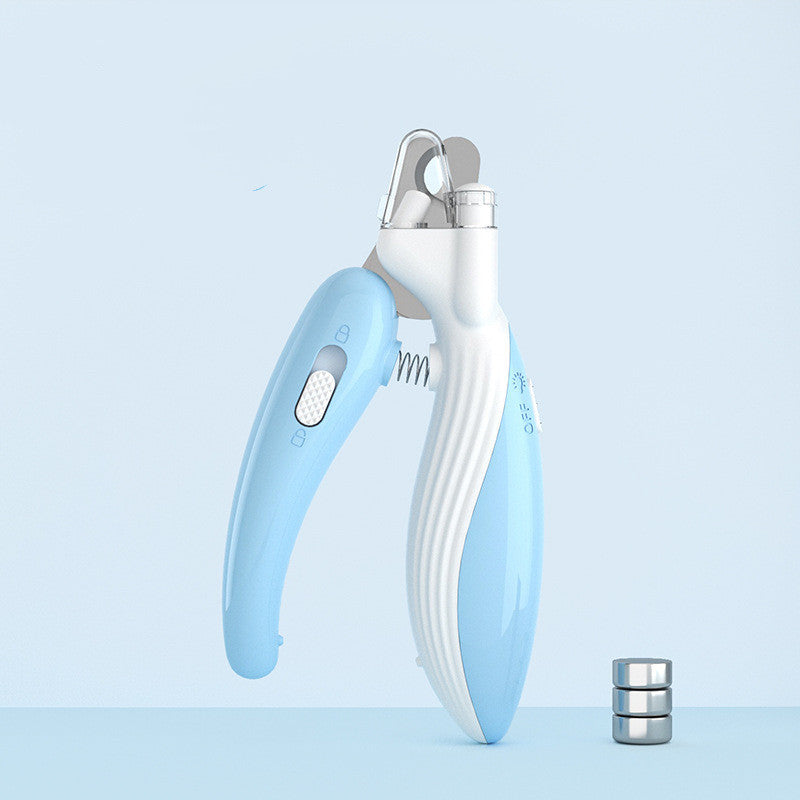 Pet Nail Clipper with LED Light & Safety Guard – Professional Dog & Cat Nail Trimmer