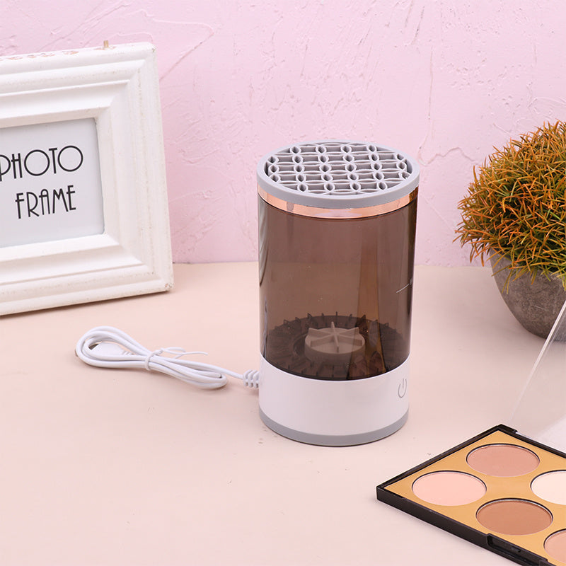 “Electric Makeup Brush Cleaner – Automatic Cosmetic Brush Washing & Drying Machine for Quick and Deep Cleaning”