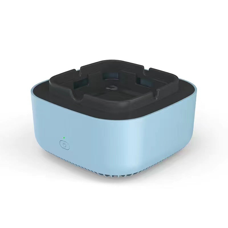 Portable Smokeless Ashtray with Air Purifier – Automatic Anion Purification, Odor Eliminator & Smoke Remover for Home, Office & Car