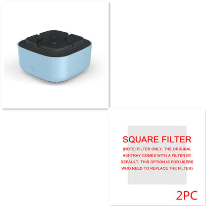 Portable Smokeless Ashtray with Air Purifier – Automatic Anion Purification, Odor Eliminator & Smoke Remover for Home, Office & Car