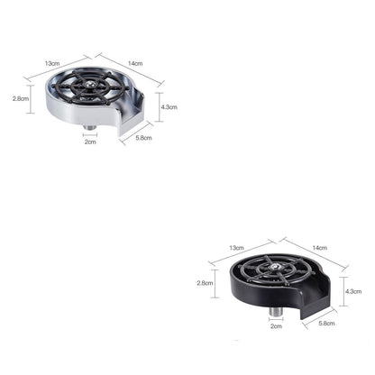 “High-Pressure Cup Washer for Kitchen Sink – Automatic Glass Rinser for Bar, Coffee Shop, Restaurant, and Home Use – Quick Cup Cleaning Tool with ABS Material”