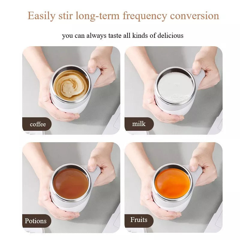 Smart Self-Stirring Coffee Mug – Home, Office & Travel