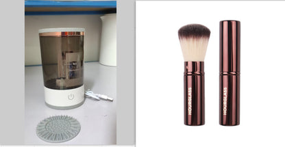 “Electric Makeup Brush Cleaner – Automatic Cosmetic Brush Washing & Drying Machine for Quick and Deep Cleaning”