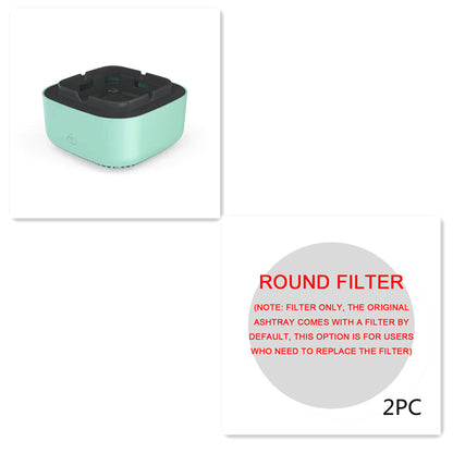Portable Smokeless Ashtray with Air Purifier – Automatic Anion Purification, Odor Eliminator & Smoke Remover for Home, Office & Car