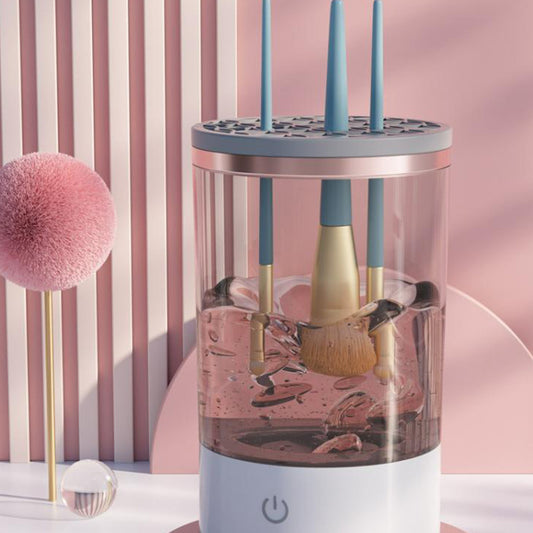 “Electric Makeup Brush Cleaner – Automatic Cosmetic Brush Washing & Drying Machine for Quick and Deep Cleaning”