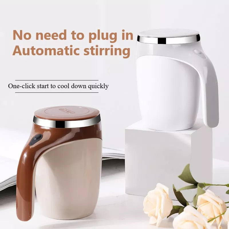 Smart Self-Stirring Coffee Mug – Home, Office & Travel