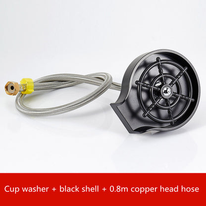 “High-Pressure Cup Washer for Kitchen Sink – Automatic Glass Rinser for Bar, Coffee Shop, Restaurant, and Home Use – Quick Cup Cleaning Tool with ABS Material”