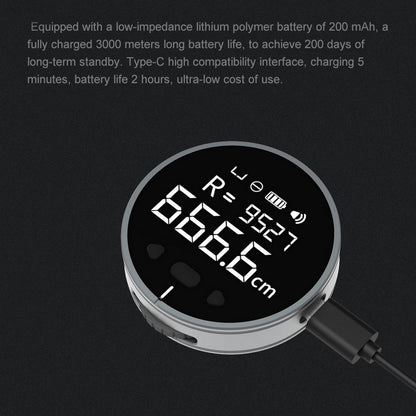 Digital Electronic Measuring Ruler – Multifunction Laser Distance Meter, Portable Smart Tape Measure for Irregular Surfaces, DIY, Home Improvement & Professional Measuring Tools